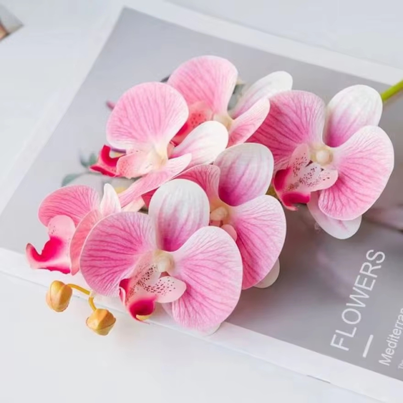 Outdoor Furniture Designer - 3D Kunstbloemen Plastic Vlinder Orchidee Thuis
