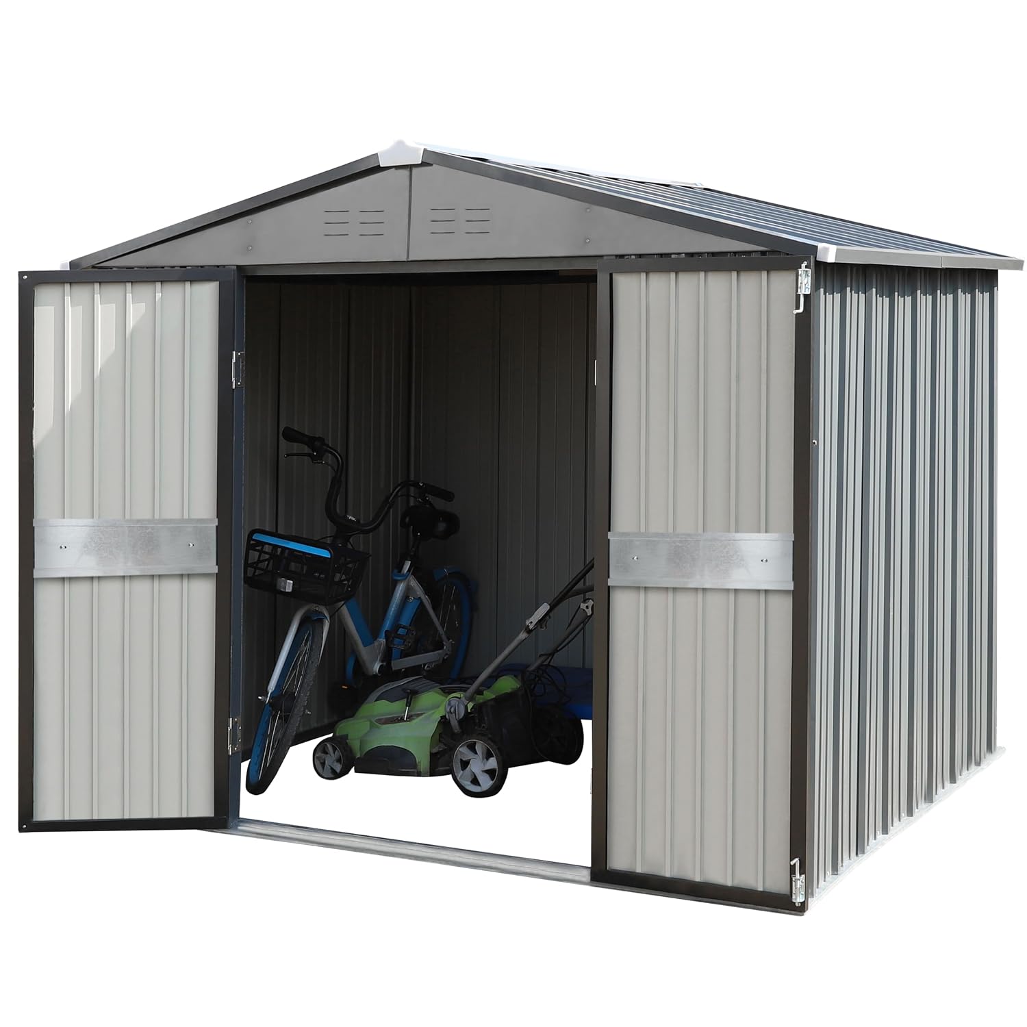 Outdoor Furniture With Storage - 10' x 10' Buitenberging met dubbele