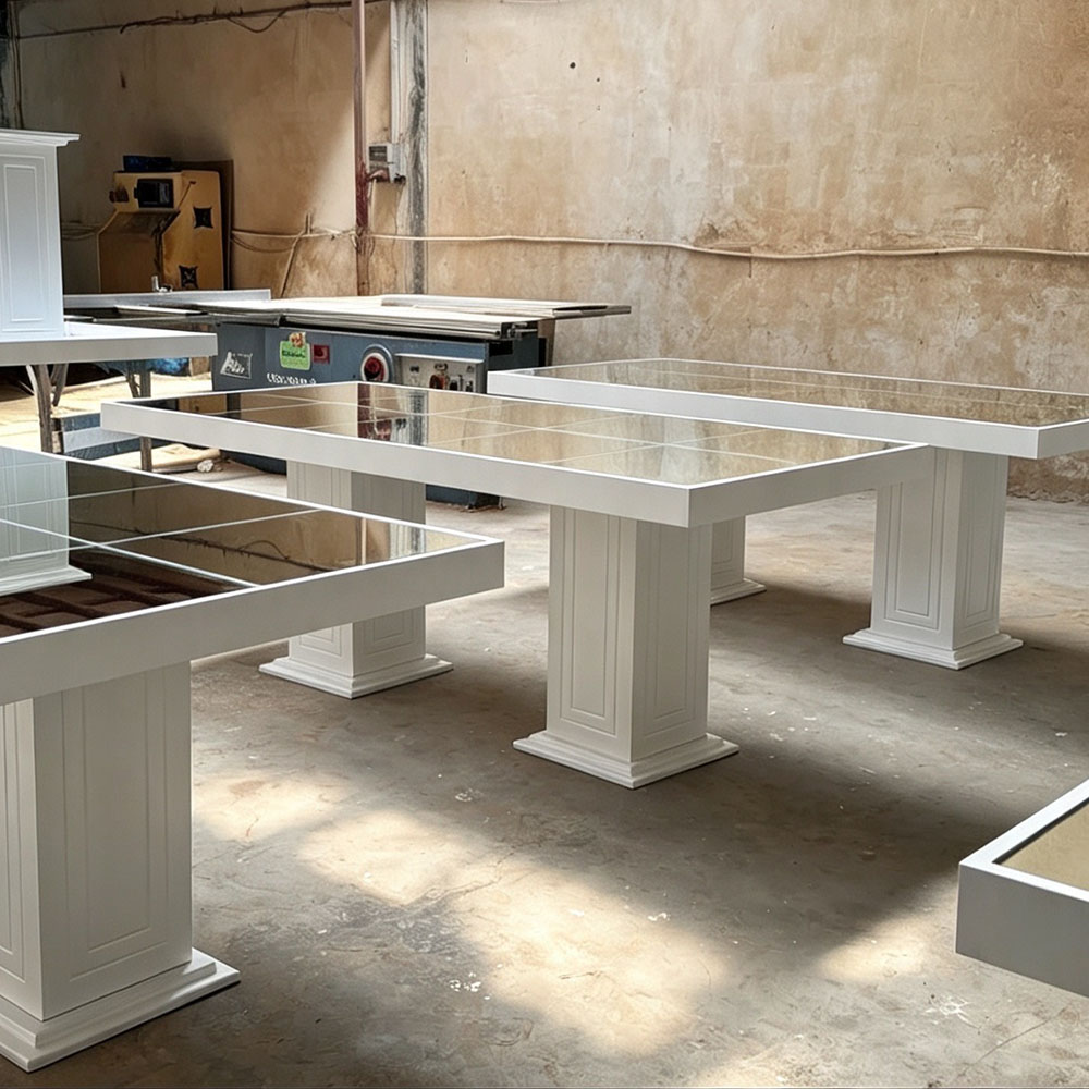 Outdoor Furniture Supplier - Bruiloftleverancier verkoopt hotel eettafel voor 10