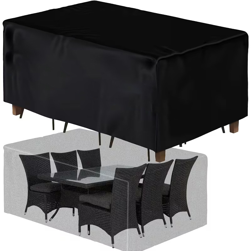 Outdoor Furniture Covers - Buitenmeubelhoezenset - Rechthoekige bankhoezenset, geschikt voor