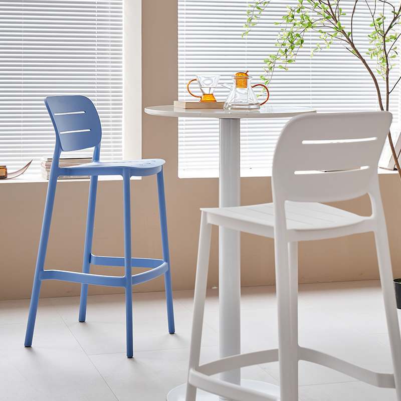 Outdoor Furniture Kitchener - Moderne stapelbare barkruk, lichtgewicht plastic hoge