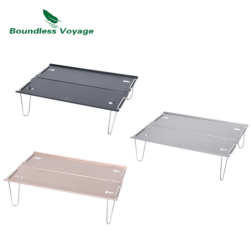 Outdoor Furniture Table - Grenzeloze Voyage Camping Tafel Lichtgewicht Hard-Bedekte