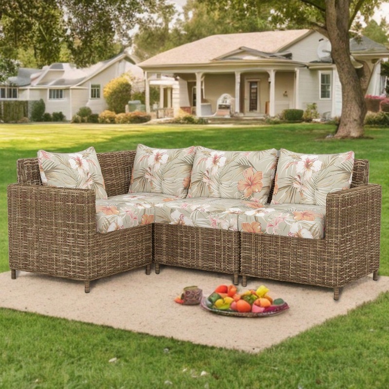 Outdoor Furniture On Sale - Bedrukte hoes voor tuinmeubelkussens, elastische bankhoezen