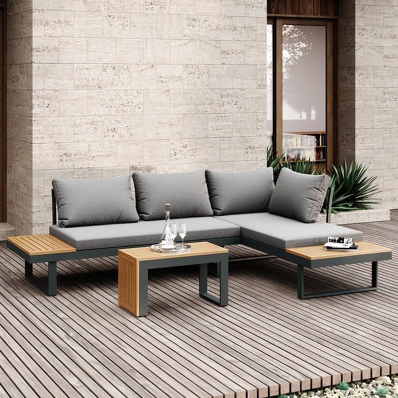 Outdoor Furniture On Sale - Moderne luxe tuinmeubelen L-vormige loungeset met