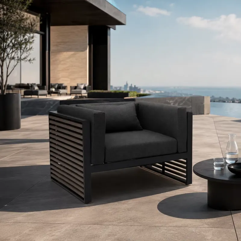 Outdoor Furniture Quick Dry - Waterdichte aluminium loungesofa voor buiten, met