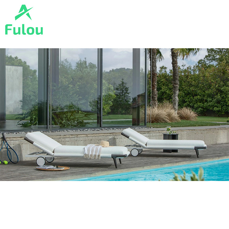 Moderne aluminium ligstoel met - Outdoor Furniture Quick Dry recensie en prijs