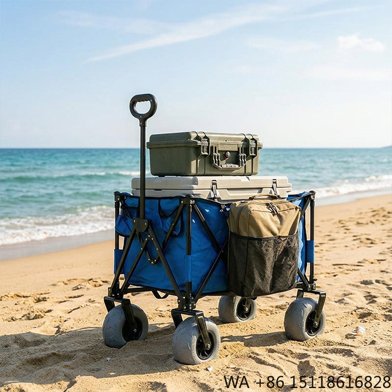 Opvouwbare metalen strandwagen - Outdoor Furniture Metal recensie en prijs