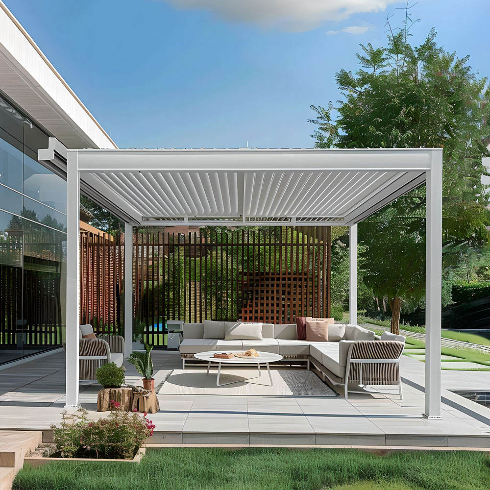 Buiten Carport Paviljoen met L - Outdoor Furniture Metal recensie en prijs