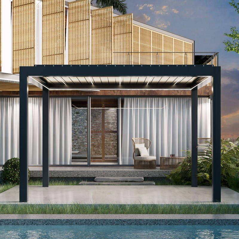 Buiten Carport Paviljoen met L - Outdoor Furniture Metal recensie en prijs