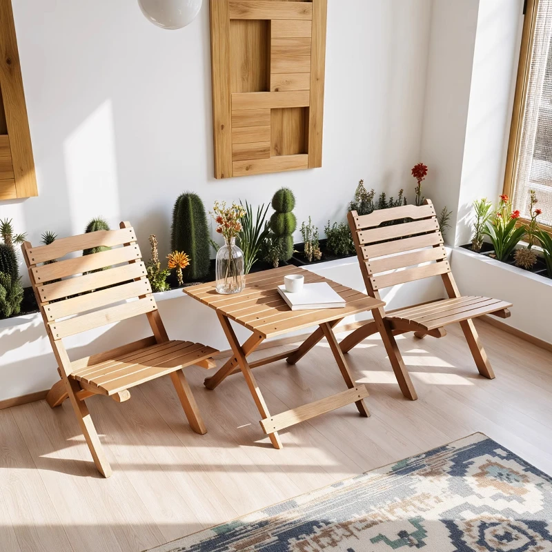 Opvouwbare stoelen en tafel vo - Outdoor Furniture For Cafe recensie en prijs