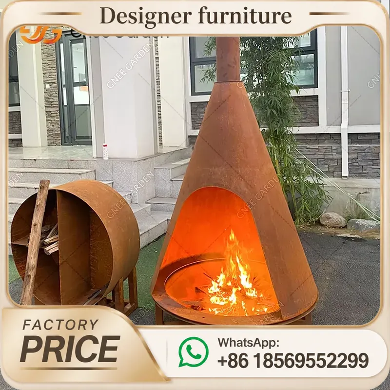 Draagbare houtpelletkachel met - Outdoor Furniture Metal recensie en prijs