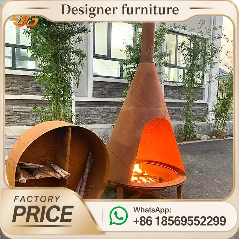 Draagbare houtpelletkachel met - Outdoor Furniture Metal recensie en prijs