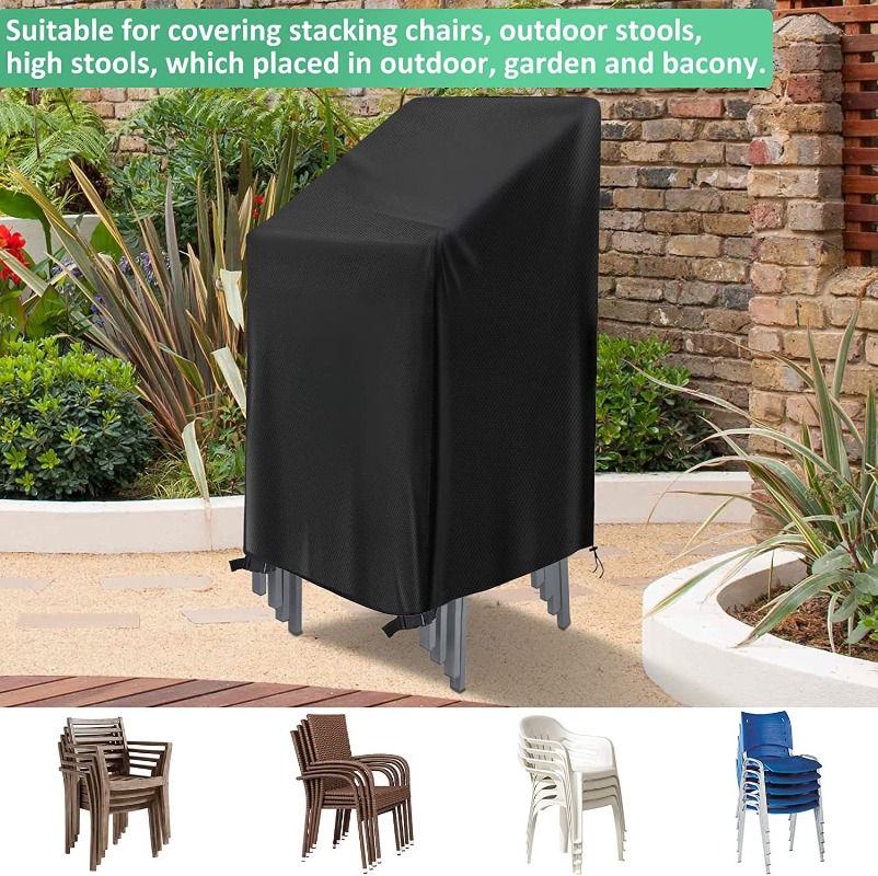 1/2/PCS Gestapelde Stoel Stofh - Outdoor Furniture Covers recensie en prijs