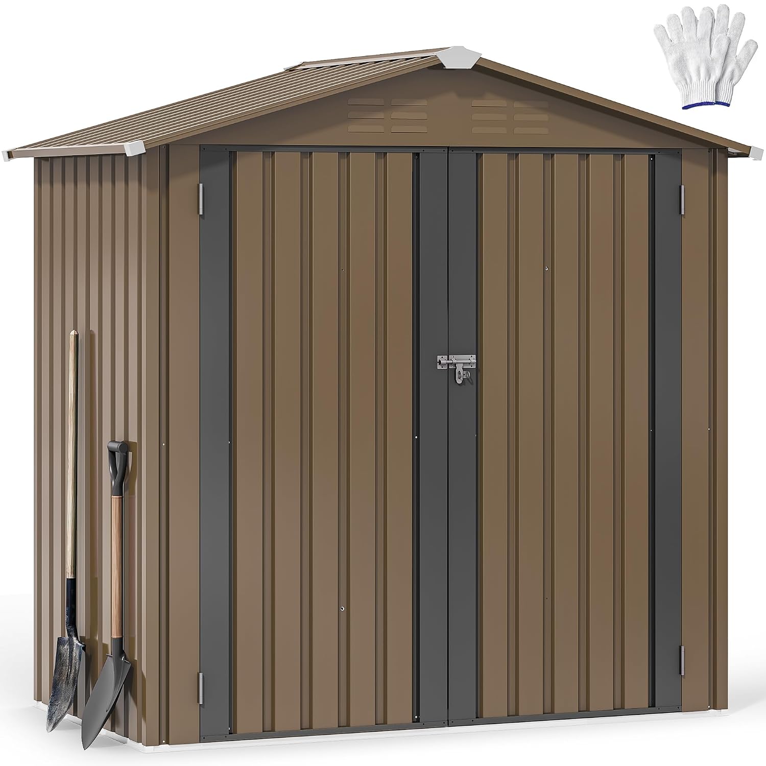 6x4ft Metalen Buitenberging, W - Outdoor Furniture With Storage recensie en prijs