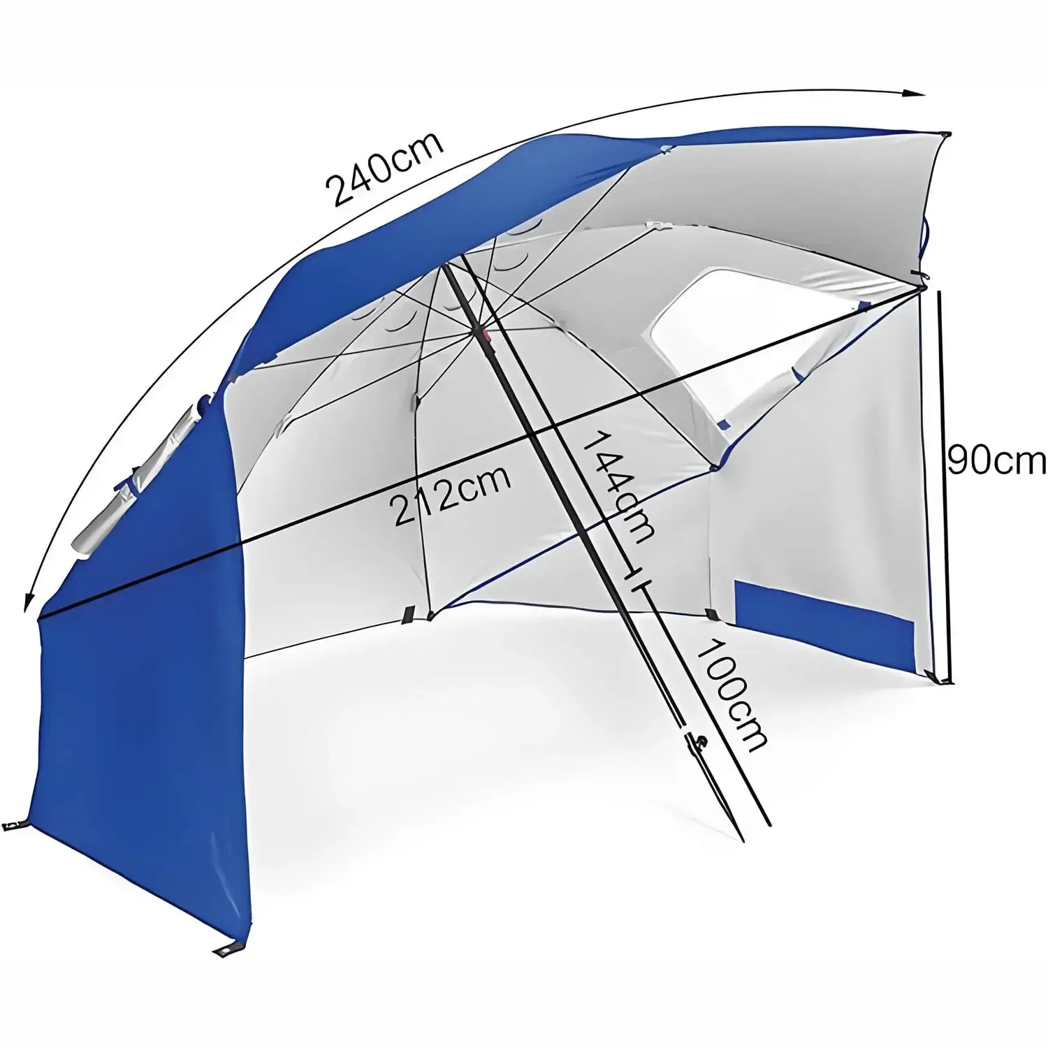 2 meter luifel Sport-paraplu P - Outdoor Furniture Xl recensie en prijs