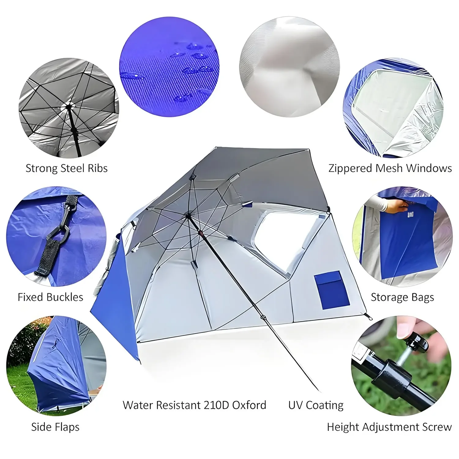 2 meter luifel Sport-paraplu P - Outdoor Furniture Xl recensie en prijs