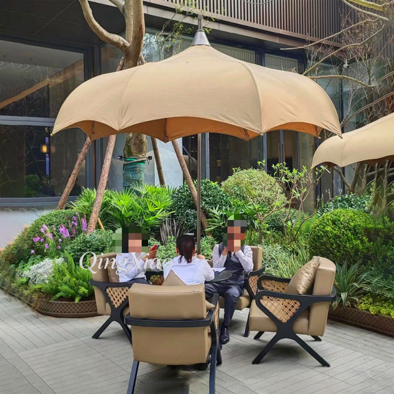 Gebogen offset cantilever para - Outdoor Furniture For Cafe recensie en prijs