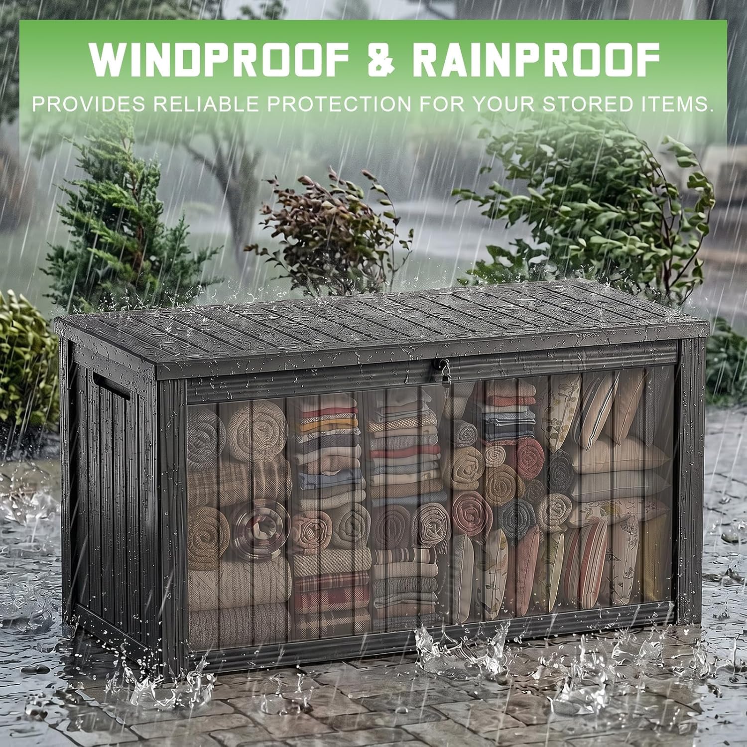 200 Gallon afsluitbare hars op - Outdoor Furniture With Storage recensie en prijs