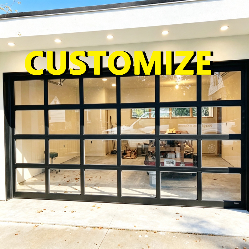 Garagedeur van aluminium, op m - Outdoor Furniture Designer recensie en prijs