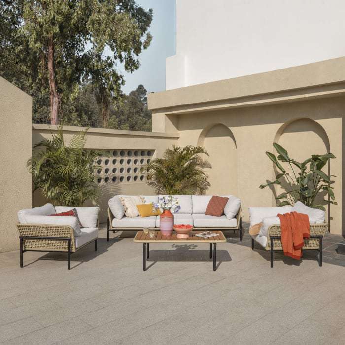 Verstelbare buiten rotan bank  - Outdoor Furniture On Sale recensie en prijs