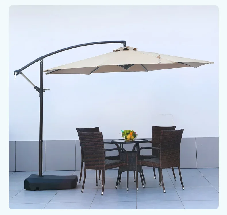 Moderne metalen buitenparasol, - Outdoor Furniture For Sale recensie en prijs