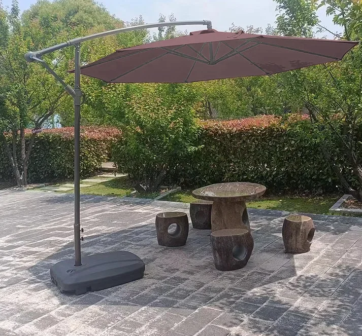 Moderne metalen buitenparasol, - Outdoor Furniture For Sale recensie en prijs