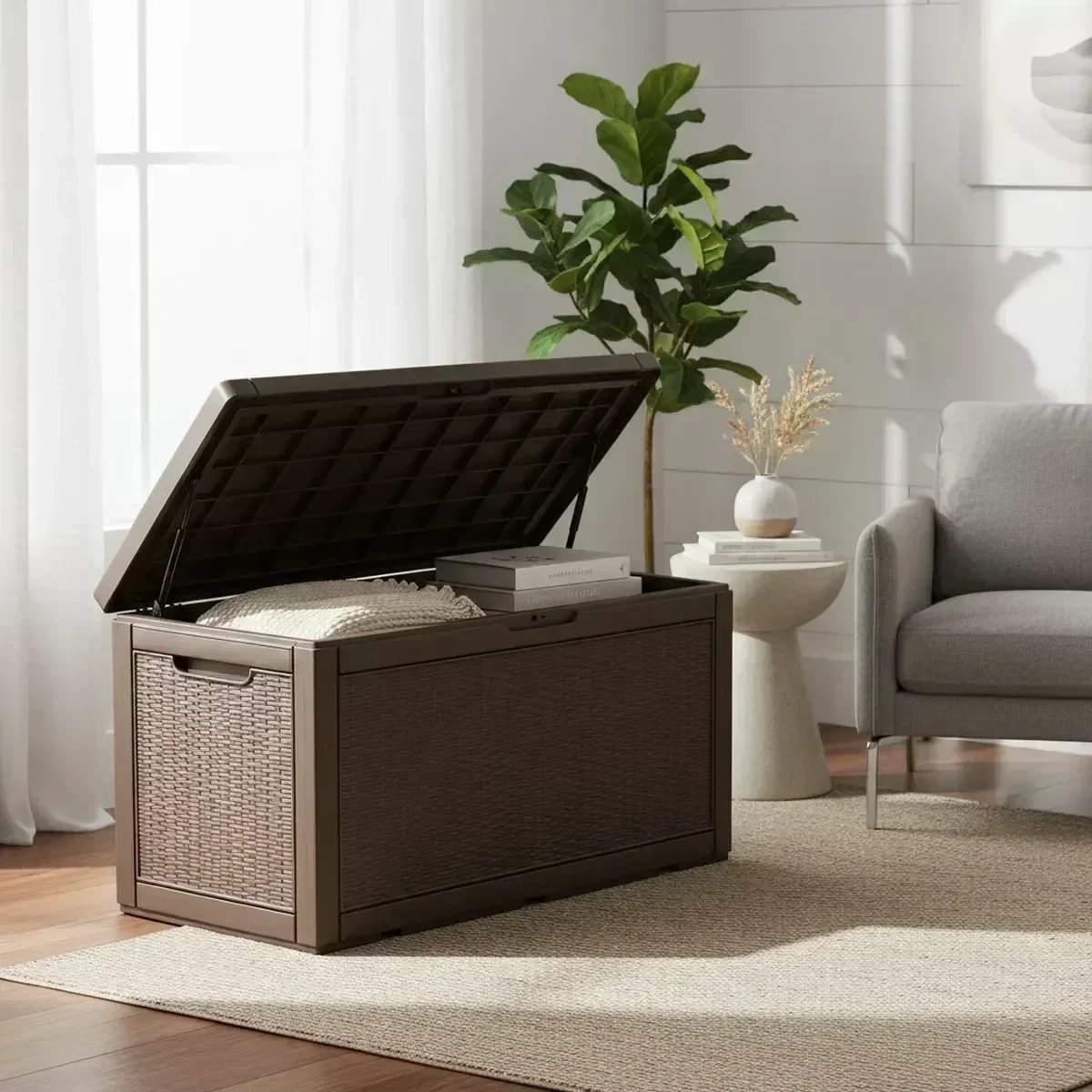 Grote buitenbergingbank, water - Outdoor Furniture With Storage recensie en prijs