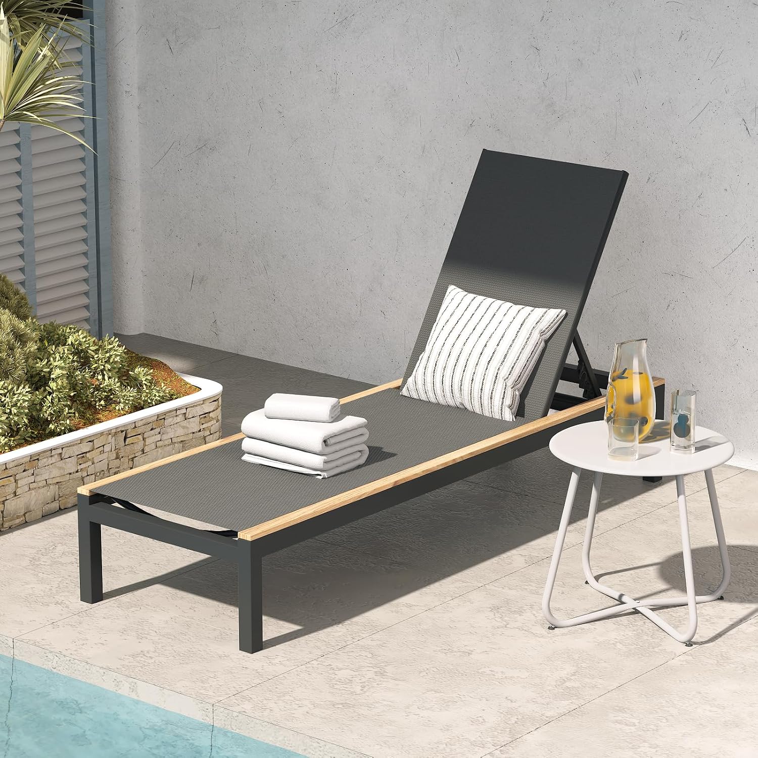 Extra lange mesh-sling-lounges - Outdoor Furniture Quick Dry recensie en prijs